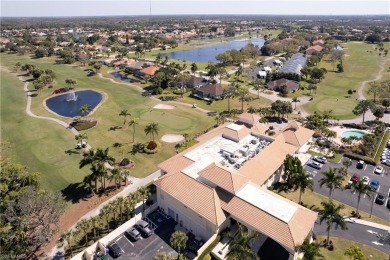 A room with a view.  This lanai overlooks two fairways and you on Spanish Wells Golf and Country Club in Florida - for sale on GolfHomes.com, golf home, golf lot