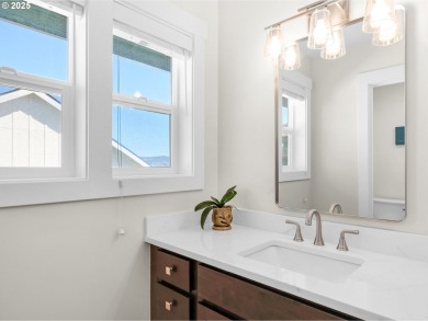 Welcome to this beautiful Craftsman-style home, situated above on Lewis and Clark Public Golf Course in Oregon - for sale on GolfHomes.com, golf home, golf lot