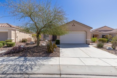 Lovely extended LANAI model on beautiful park-like large lot on Mountain Vista Golf Course At Sun City Palm Desert in California - for sale on GolfHomes.com, golf home, golf lot