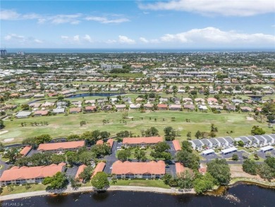 A room with a view.  This lanai overlooks two fairways and you on Spanish Wells Golf and Country Club in Florida - for sale on GolfHomes.com, golf home, golf lot