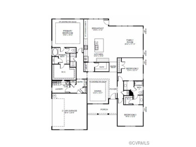 The Asheboro offers FIRST-FLOOR LIVING with 4 bedrooms, 3.5 on Highlands Golfers Club in Virginia - for sale on GolfHomes.com, golf home, golf lot