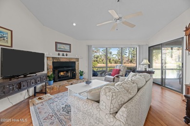 Captivating water views from almost every room in this 2-bedroom on Harbour Point Golf Club in North Carolina - for sale on GolfHomes.com, golf home, golf lot