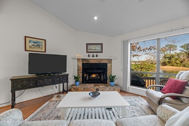 Captivating water views from almost every room in this 2-bedroom on Harbour Point Golf Club in North Carolina - for sale on GolfHomes.com, golf home, golf lot