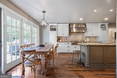 This exceptional home is nestled on a peaceful and private 1 on North Fulton Golf Course in Georgia - for sale on GolfHomes.com, golf home, golf lot