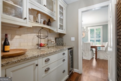 This exceptional home is nestled on a peaceful and private 1 on North Fulton Golf Course in Georgia - for sale on GolfHomes.com, golf home, golf lot