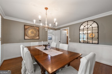 This exceptional home is nestled on a peaceful and private 1 on North Fulton Golf Course in Georgia - for sale on GolfHomes.com, golf home, golf lot