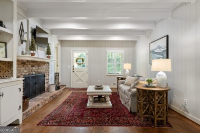 This exceptional home is nestled on a peaceful and private 1 on North Fulton Golf Course in Georgia - for sale on GolfHomes.com, golf home, golf lot