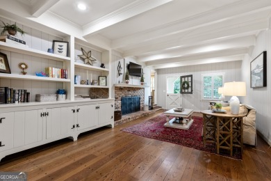 This exceptional home is nestled on a peaceful and private 1 on North Fulton Golf Course in Georgia - for sale on GolfHomes.com, golf home, golf lot