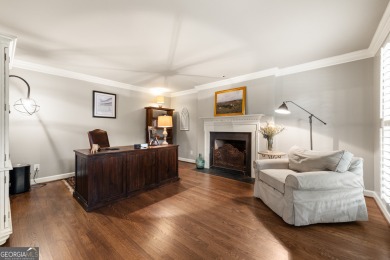 This exceptional home is nestled on a peaceful and private 1 on North Fulton Golf Course in Georgia - for sale on GolfHomes.com, golf home, golf lot