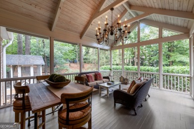 This exceptional home is nestled on a peaceful and private 1 on North Fulton Golf Course in Georgia - for sale on GolfHomes.com, golf home, golf lot
