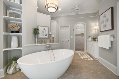 This stunning custom home overlooks the 8th fairway and green of on Reynolds Lake Oconee - The Oconee in Georgia - for sale on GolfHomes.com, golf home, golf lot