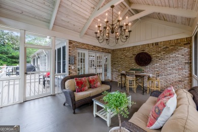 This exceptional home is nestled on a peaceful and private 1 on North Fulton Golf Course in Georgia - for sale on GolfHomes.com, golf home, golf lot