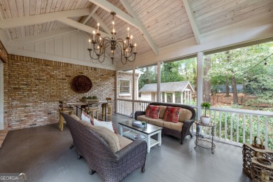 This exceptional home is nestled on a peaceful and private 1 on North Fulton Golf Course in Georgia - for sale on GolfHomes.com, golf home, golf lot
