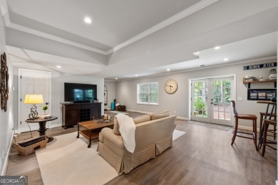 This exceptional home is nestled on a peaceful and private 1 on North Fulton Golf Course in Georgia - for sale on GolfHomes.com, golf home, golf lot