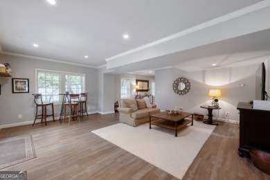 This exceptional home is nestled on a peaceful and private 1 on North Fulton Golf Course in Georgia - for sale on GolfHomes.com, golf home, golf lot
