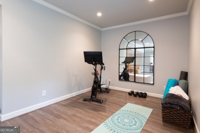 This exceptional home is nestled on a peaceful and private 1 on North Fulton Golf Course in Georgia - for sale on GolfHomes.com, golf home, golf lot