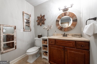 This exceptional home is nestled on a peaceful and private 1 on North Fulton Golf Course in Georgia - for sale on GolfHomes.com, golf home, golf lot