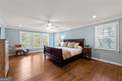 This exceptional home is nestled on a peaceful and private 1 on North Fulton Golf Course in Georgia - for sale on GolfHomes.com, golf home, golf lot