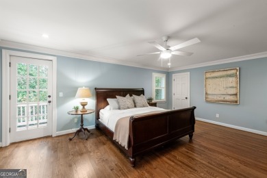 This exceptional home is nestled on a peaceful and private 1 on North Fulton Golf Course in Georgia - for sale on GolfHomes.com, golf home, golf lot