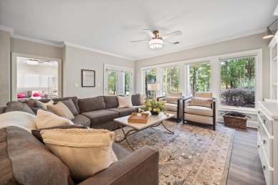 This stunning custom home overlooks the 8th fairway and green of on Reynolds Lake Oconee - The Oconee in Georgia - for sale on GolfHomes.com, golf home, golf lot