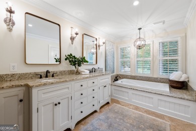 This exceptional home is nestled on a peaceful and private 1 on North Fulton Golf Course in Georgia - for sale on GolfHomes.com, golf home, golf lot