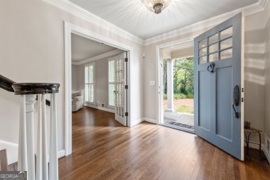 This exceptional home is nestled on a peaceful and private 1 on North Fulton Golf Course in Georgia - for sale on GolfHomes.com, golf home, golf lot