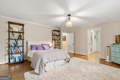 This exceptional home is nestled on a peaceful and private 1 on North Fulton Golf Course in Georgia - for sale on GolfHomes.com, golf home, golf lot