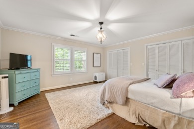 This exceptional home is nestled on a peaceful and private 1 on North Fulton Golf Course in Georgia - for sale on GolfHomes.com, golf home, golf lot