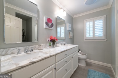 This exceptional home is nestled on a peaceful and private 1 on North Fulton Golf Course in Georgia - for sale on GolfHomes.com, golf home, golf lot