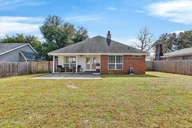 This well-maintained 3-bedroom, 2-bath brick home offers comfort on Diamondhead Country Club in Mississippi - for sale on GolfHomes.com, golf home, golf lot