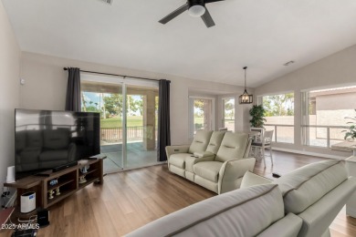 Beautiful golf course home in adult community with vaulted on Cottonwood Country Club in Arizona - for sale on GolfHomes.com, golf home, golf lot