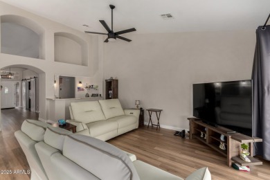 Beautiful golf course home in adult community with vaulted on Cottonwood Country Club in Arizona - for sale on GolfHomes.com, golf home, golf lot