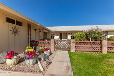 This stunning home is a perfect blend of elegance and on Sun City Country Club in Arizona - for sale on GolfHomes.com, golf home, golf lot