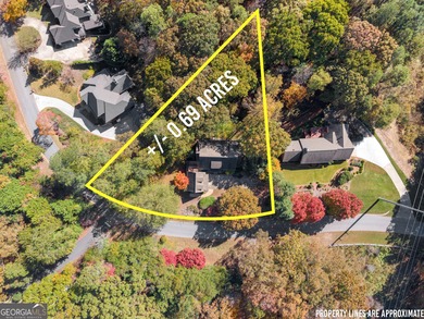 Situated on one of North Hall's most sought-after and up-scale on Chattahoochee Golf Course in Georgia - for sale on GolfHomes.com, golf home, golf lot