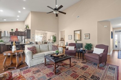 Former Model Home, situated on the 9th hole of the prestigious on Hilton Head Lakes Golf Club in South Carolina - for sale on GolfHomes.com, golf home, golf lot