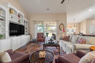Former Model Home, situated on the 9th hole of the prestigious on Hilton Head Lakes Golf Club in South Carolina - for sale on GolfHomes.com, golf home, golf lot