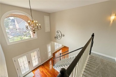 5 bedrooms including two primary bedrooms, one upstairs and one on Hells Point Golf Course in Virginia - for sale on GolfHomes.com, golf home, golf lot