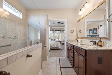 Former Model Home, situated on the 9th hole of the prestigious on Hilton Head Lakes Golf Club in South Carolina - for sale on GolfHomes.com, golf home, golf lot