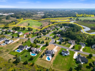 Nestled on a large .73 acre lot in Vicksburg's highly desirable on Angels Crossing Golf Club in Michigan - for sale on GolfHomes.com, golf home, golf lot