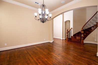 Experience exceptional golf course living in this elegant on The Trails of Frisco Golf Club in Texas - for sale on GolfHomes.com, golf home, golf lot