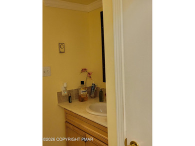 Experience the perfect blend of mountain serenity and modern on Pocono Farms Country Club in Pennsylvania - for sale on GolfHomes.com, golf home, golf lot