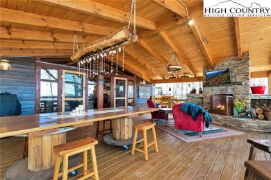 Enjoy spectacular views from 2 expanded and covered 20'x30' on Beech Mountain Club in North Carolina - for sale on GolfHomes.com, golf home, golf lot