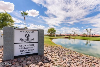Absolutely stunning 2 BR/2 BA Santa Barbara model in the active on SunBird Golf Club in Arizona - for sale on GolfHomes.com, golf home, golf lot