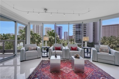 From the moment you step inside this stunning Turnberry Towers on Las Vegas Country Club in Nevada - for sale on GolfHomes.com, golf home, golf lot