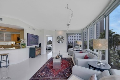 From the moment you step inside this stunning Turnberry Towers on Las Vegas Country Club in Nevada - for sale on GolfHomes.com, golf home, golf lot