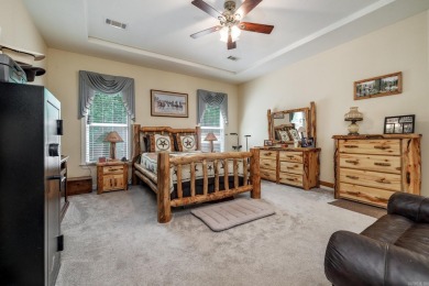 PRIVACY is a PLUS with this one level, 2.5 bath home with three on Ponce De Leon Golf Course in Arkansas - for sale on GolfHomes.com, golf home, golf lot