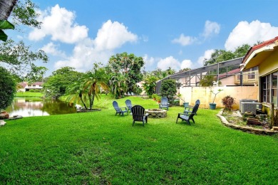 Stunning two story single family home nestled in the sought on Deer Creek Golf Club in Florida - for sale on GolfHomes.com, golf home, golf lot