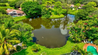 Stunning two story single family home nestled in the sought on Deer Creek Golf Club in Florida - for sale on GolfHomes.com, golf home, golf lot