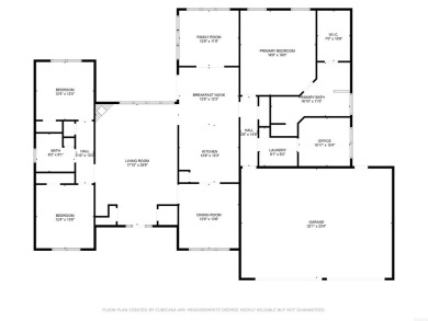 PRIVACY is a PLUS with this one level, 2.5 bath home with three on Ponce De Leon Golf Course in Arkansas - for sale on GolfHomes.com, golf home, golf lot