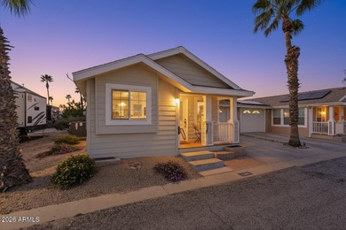 Located behind the guarded entrance of Pueblo El Mirage RV on Pueblo Golf Course in Arizona - for sale on GolfHomes.com, golf home, golf lot